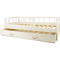 Avis Velinda Lit enfant bois scandinave 160x80cm blanc