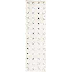 Vidal Tapis de couloir en laine 297x81 beige Darya