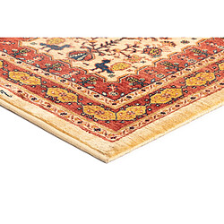 Avis Vidal Tapis de couloir en laine 207x83 beige Kashkuli