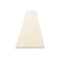 Avis Vidal Tapis de couloir en laine 401x84 beige Darya