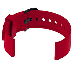 Avis Bracelet en silicone 20mm souple rouge pour votre Xiaomi Amazfit Bip