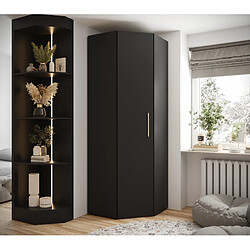 Abiks Meble Armoire Inova 3 236,7/81,7/81,7 (nero/d’oro)