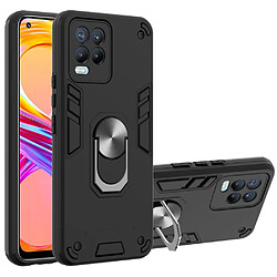 Coque en TPU 2-en-1, antichoc avec béquille à anneau pour voiture noir pour votre Realme 8/8 Pro