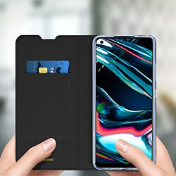 Avis Housse Realme 7 Pro Porte-carte Fonction Support Dux Ducis Noir