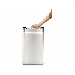 Avis simplehuman Poubelle Touch CW2014 40 litres inox brossé