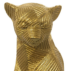 Acheter Figurine Décorative Alexandra House Living Doré Acrylique Plastique Mélamine Guépard 9 x 8 x 26 cm