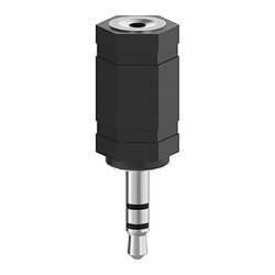 HAMA Adaptateur audio, jack mâle 3,5 mm stéréo - jack femelle 2,5 mm stér