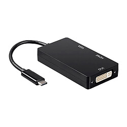 Adaptateur Aisens USB-C vers Dvi/Hdmi/Vga