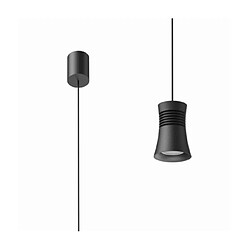 Luminaire Center Suspension Pagoda Noir