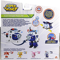 Acheter Auer SUPER WINGS – TRANSFORMING PAUL SUPERCHARGE + FIGURINE SUPER MINI PAUL – Avion Jouet Transformable Figurine Robot 12cm – Jouet 3ans+