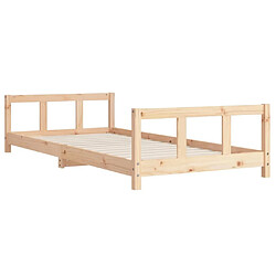 Avis Maison Chic Lit simple Cadre de lit pour enfants,Lit d'Enfant Moderne 90x200 cm bois de pin massif -MN51804