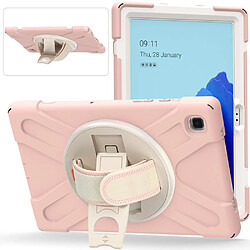 Coque en TPU avec béquille pivotante rose pour votre Samsung Galaxy Tab A7 10.4 (2020)