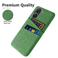 Coque en TPU anti-chute, anti-rayures avec deux porte-cartes pour votre Asus Zenfone 9 5G - vert