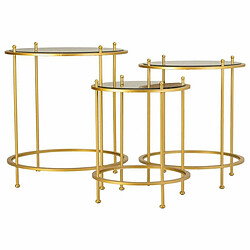 Jeu de 3 tables Alexandra House Living Or 53 x 60 x 53 cm