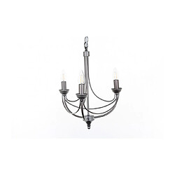 Lumière Chandelier sans abats jours Cirrus Naturel 3 ampoules 46cm