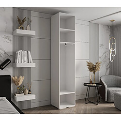 Avis Abiks Meble Inova 1 Armoire avec miroir et portes battantes 236,7/50/47 1 Portes (gris/nero)