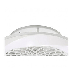 Luminaire Center Plafonnier ventilateur Boreal blanc 1 ampoule 20,8cm pas cher