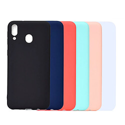 Wewoo Coque Souple Pour Galaxy A30 Candy Color TPU Case Noir pas cher