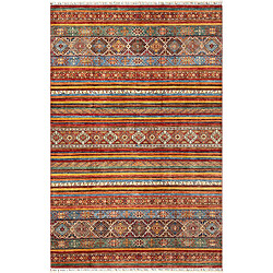 Vidal Tapis de laine 308x202 rouge Torkman