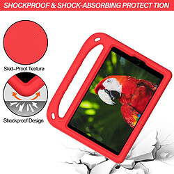 Coque en TPU antichute, anti-rayures, avec béquille rouge pour votre Apple iPad mini (2019) 7.9 pouces/4/3/2/1