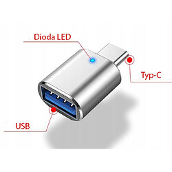 Acheter GUPBOO Adaptateur USB OTG USB 3.0 - Type C - Argent,JL1868