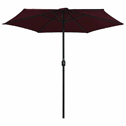 Avis Maison Chic Parasol Jardin | Parasol d'extérieur et mat en aluminium 270x246 cm Bordeaux - GKD27928