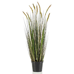 Emerald Herbe de sétaire artificielle pot de plastique Automne 90 cm