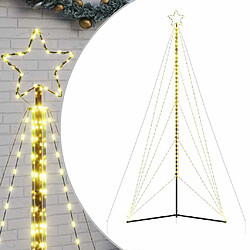 vidaXL Guirlande de sapin de Noël 615 LED blanc chaud 400 cm