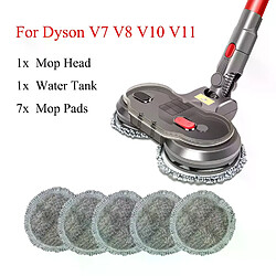 Acheter Tête de nettoyage électrique humide et sec pour aspirateur sans fil Dyson V7 V8 V10 V11, accessoires avec réservoir d'eau, tampons de vadrouille