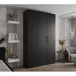 Abiks Meble Armoire Inova 3 À Portes Battantes 236,7/150/47 3 Portes (nero/nero)