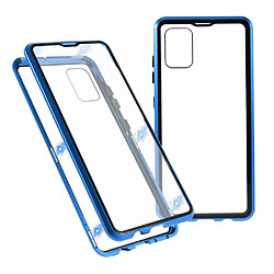 Bumper en métal Cadre bleu pour votre Samsung Galaxy A51