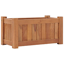 Maison Chic Jardinière,Lit surélevé - Bac à fleurs - pot de fleur 50x25x25 cm Bois de teck solide -GKD80530