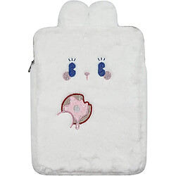 Universal 9-11 pouces en peluche mignon lapin pour ordinateur portable Sac à manches iPad Case de protection Tablette Couvrette de carnet Sac de rangement pour les filles