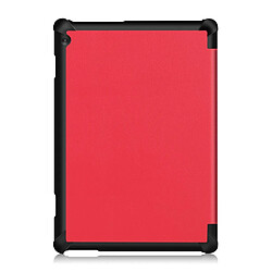 Avis Etui en PU support triple rouge pour votre Lenovo Tab M10 TB-X605F