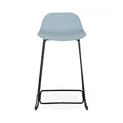 Kokoon Design Tabouret de bar design SLADE MINI BLUE 49x53x85 cm