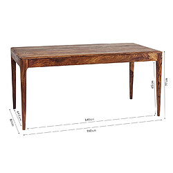 Acheter Karedesign Table Brooklyn nature 160x80cm Kare Design