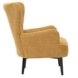 Avis Mendler Lounge-Sessel HWC-K37, Cocktail-/Ohrensessel Polsterstuhl Retro Vintage Stoff Chenille (500g/m²) Öko-Tex ~ jaune