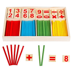 Wewoo Jeu construction DIY Intelligence Kids Toys Bâtons mathématiques en bois