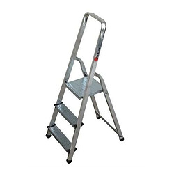 Escalux Escabeau aluminium usage mixte 3 marches