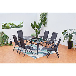 Ensemble table & chaises