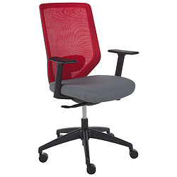 Beliani Chaise de bureau Rouge VIRTUOSO