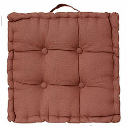 Coussin de Sol Dorian 40x40cm Terracotta