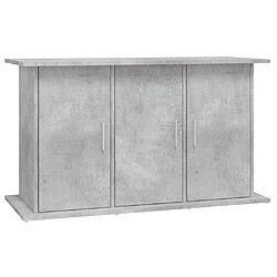 vidaXL Support pour aquarium gris béton 101x41x58 cm bois d'ingénierie