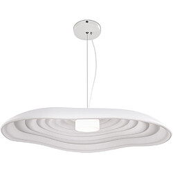 ICONIK INTERIOR Lampe Suspendue en Résine - Grebi Blanc