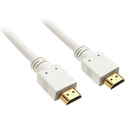 InLine HDMI - HDMI 0.5m blanc (17555W)