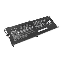 vhbw Li-Polymer Batterie 3800mAh (7.4V) pour ordinateur portable, notebook HP Pro X2 612 G1 comme 753329-1C1, 753703-005, KK04XL.