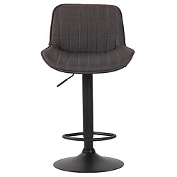 Non Tabouret de bar Lentini tissu noir