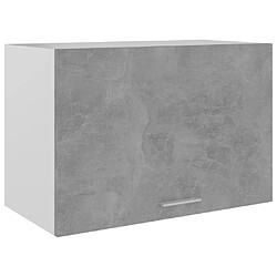 vidaXL Armoire suspendue Gris béton 60x31x40 cm Bois d'ingénierie