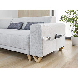 Acheter Bestmobilier Bella - canapé d'angle convertible avec coffre - gauche