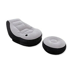 Fauteuil & Pouf Gonflables Ultra Lounge 130cm Gris